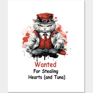 Wanted for Stealing Hearts (and Tuna) Posters and Art